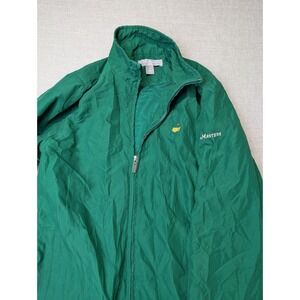 Masters Collection Womens Green Lightweight Zip Up Jacket Augusta Size M